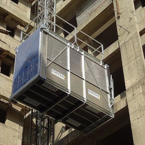Montacarichi per carichi pesanti - SBL 2000 - GEDA GmbH - per cantiere / per edificio