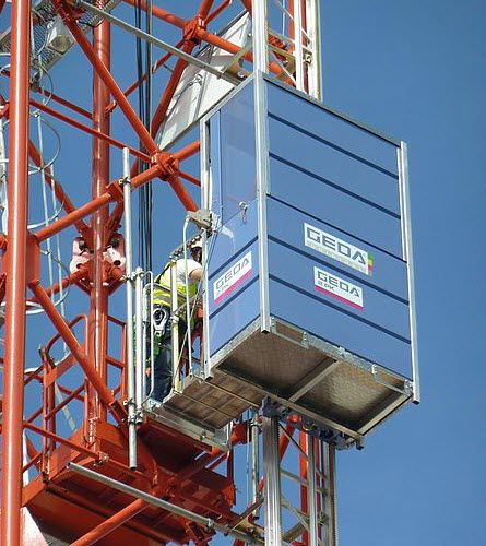 Montacarichi per cantiere - 2 PK - GEDA GmbH