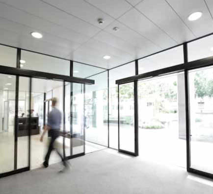 Porta d'ingresso - Energy-saving (PSW) - Gilgen Door Systems AG  - in acciaio / scorrevole / vetrata