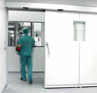 Porta d'ingresso - Hermetic (SLX-D) - Gilgen Door Systems AG  - in vetro / scorrevole / semivetrata