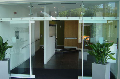 Porta d'ingresso - All glass (PSF) - Gilgen Door Systems AG  - in vetro / scorrevole / vetrata
