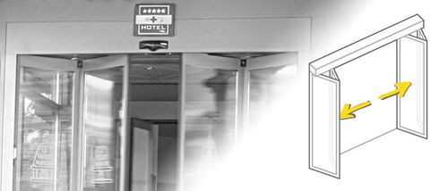 Porta d'ingresso - Folding (FFM) - Gilgen Door Systems AG  - in acciaio / a libro / vetrata
