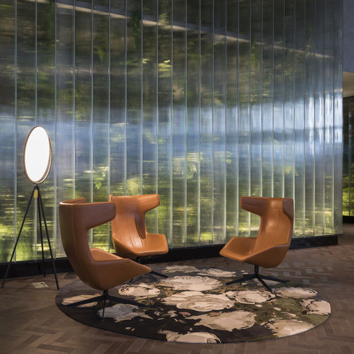 Vetro profilato traslucido - LINIT EcoGlass cord - Glasfabrik Lamberts GmbH & Co. KG  - per interni / per facciata / a basso contenuto di ferro