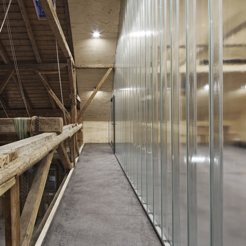 Vetro profilato traslucido - LINIT EcoGlass clarissimo - Glasfabrik Lamberts GmbH & Co. KG  - per interni / per facciata / per esterni