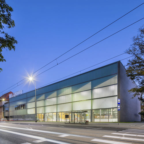 Vetro profilato traslucido - LINIT EcoGlass ice - Glasfabrik Lamberts GmbH & Co. KG  - per interni / per facciata
