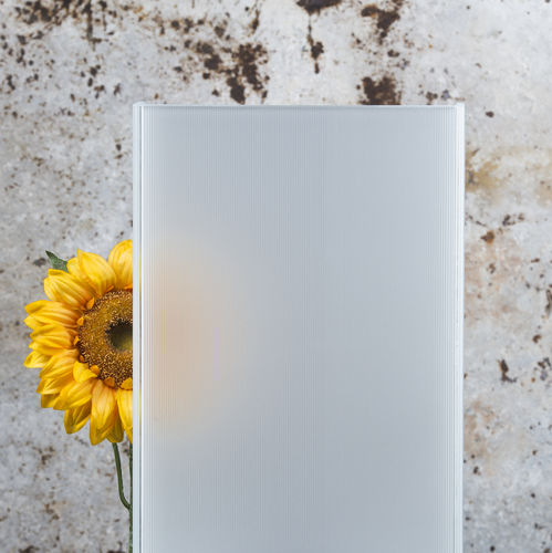 Vetro profilato traslucido - LINIT EcoGlass magico, S - Glasfabrik Lamberts GmbH & Co. KG  - sabbiato / per interni / per facciata
