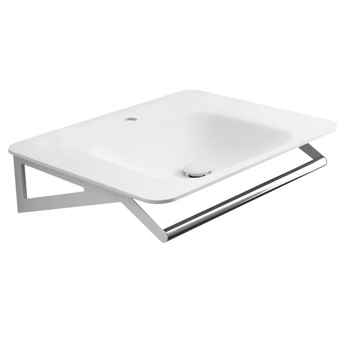 Lavabo in Corian® - B46CMM16 - PONTE GIULIO - sospeso / in pietra / in acciaio inossidabile