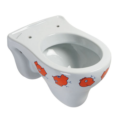 WC sospeso - B44CAD02 - PONTE GIULIO - in porcellana / per uso residenziale / rotondo