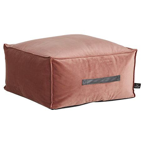 Pouf contemporaneo - Dark Blush - LIFETIME Kidsrooms - in poliestere (PES) / quadrato