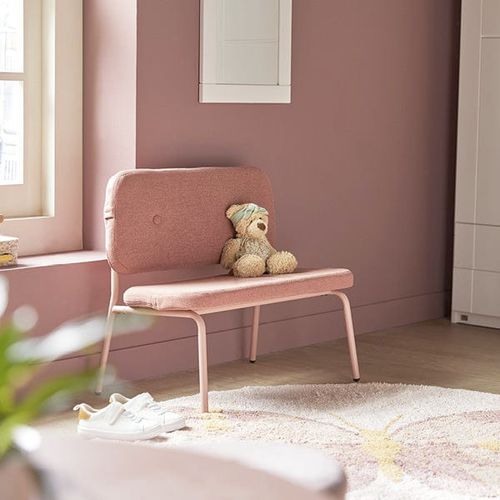 Panca contemporanea - Chill - LIFETIME Kidsrooms - in metallo / in tessuto / con schienale