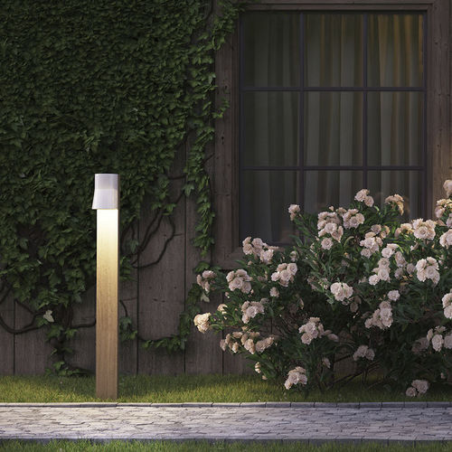 Lampioncino da giardino - BEACON - Royal Botania - contemporaneo / in teak / in porcellana