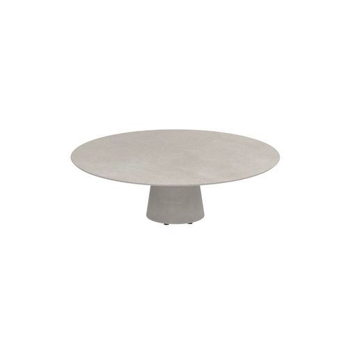 Tavolo contemporaneo - CONIX - Royal Botania - in teak / in ceramica / in calcestruzzo