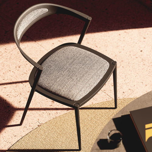 Sedia da giardino contemporanea - STYLETTO 55 - Royal Botania - da esterno / in alluminio / in tessuto