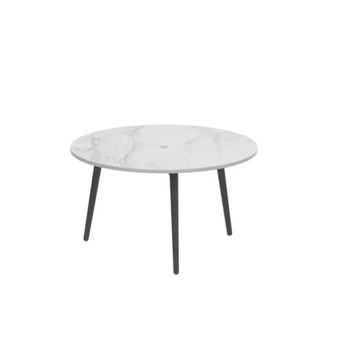 Tavolo d'appoggio contemporaneo -  STYLETTO - Royal Botania - in teak / in ceramica / in pietra lavica
