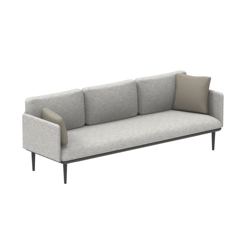 Divano contemporaneo - STYLETTO - Royal Botania - da esterno / in tessuto / con braccioli
