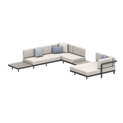 Divano modulare - ALURA - Royal Botania - contemporaneo / da esterno / in Batyline®