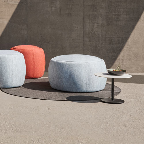 Pouf contemporaneo - TONO 70 - Royal Botania - in tessuto / tondo / con contenitore