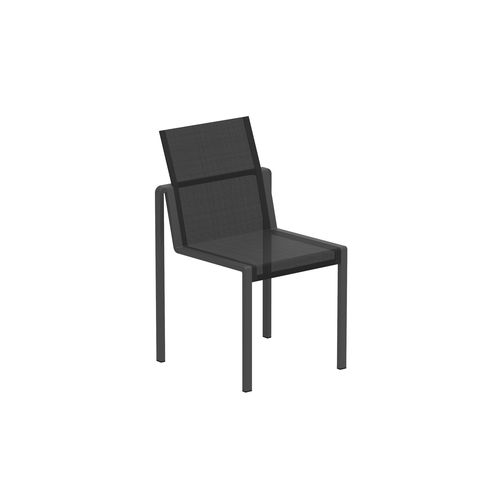 Sedia da pranzo contemporanea - ALURA 47 - Royal Botania - da esterno / in Batyline® / con supporto in alluminio