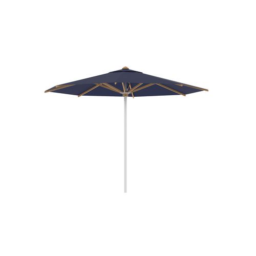 Ombrellone rotondo - SHADY - Royal Botania - palo centrale / in teak / in acciaio inossidabile