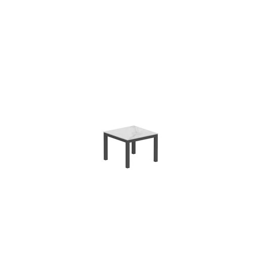 Tavolo d'appoggio contemporaneo - TABOELA - Royal Botania - in teak / in ceramica / con supporto in acciaio inossidabile