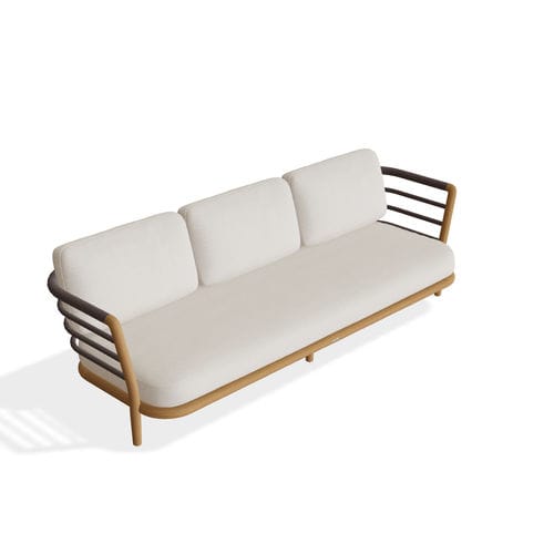 Divano contemporaneo - ARCHY LOUNGE 225 - Royal Botania - da sala / in tessuto / in teak
