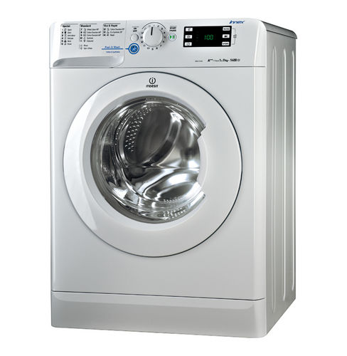 Lavatrice a carico frontale - XWE 91483X W - Indesit - per uso residenziale / certificazione energetica UE