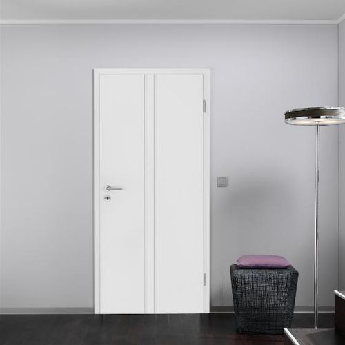Porta da interno - RIFT - Lebo - in legno / battente / senza vetri