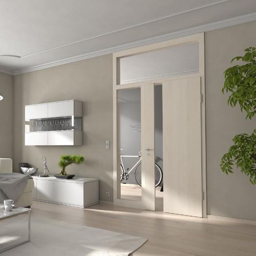 Porta da interno - STOREY-HIGH FRAME RRA - Lebo - in rovere / in pino / battente
