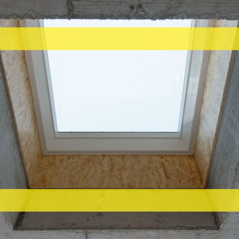 Telaio per finestra in schiuma di poliuretano - VELUX AUFSETZKRANZ - Linzmeier Bauelemente GmbH  - prefabbricato / termoisolante