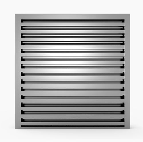 Griglia di ventilazione in alluminio - 621V IP23D - MLL-HAMBURG® - rettangolare / quadrata / per esterni