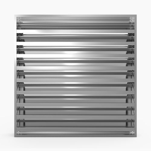 Griglia di ventilazione in alluminio - 622AG - MLL-HAMBURG® - rettangolare / quadrata / per esterni