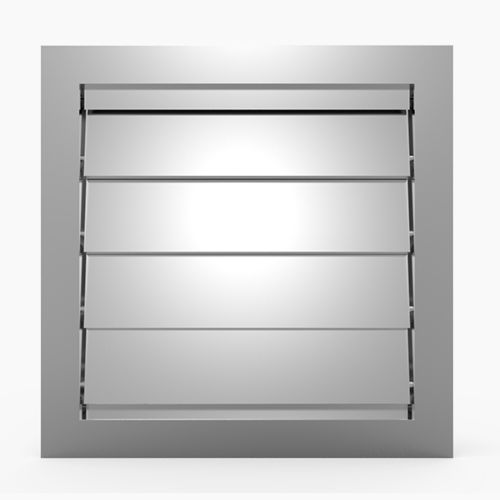 Griglia di ventilazione in alluminio - 732BEW - MLL-HAMBURG® - rettangolare / quadrata / per uso residenziale