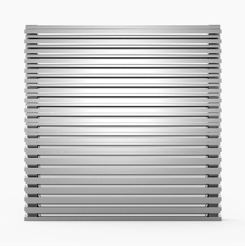 Griglia di ventilazione in alluminio - 514XSFMK - MLL-HAMBURG® - rettangolare / quadrata / per esterni