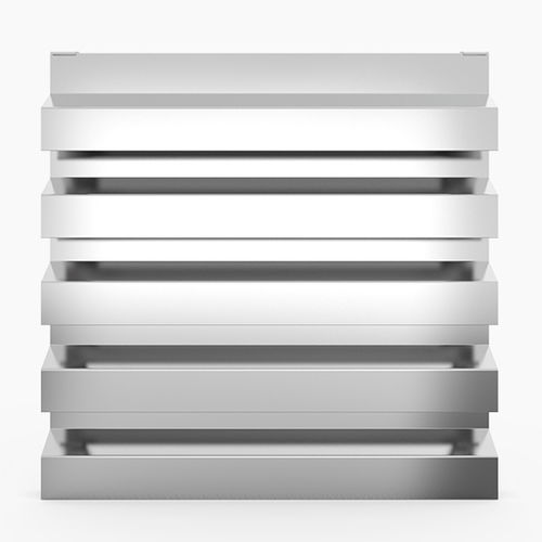 Griglia di ventilazione in alluminio - 694 - MLL-HAMBURG® - rettangolare / quadrata / per esterni