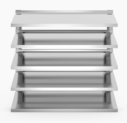 Griglia di ventilazione in alluminio - 754HEIFMK - MLL-HAMBURG® - rettangolare / quadrata / per esterni