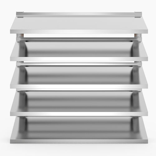 Griglia di ventilazione in alluminio - 754HEIOG - MLL-HAMBURG® - rettangolare / quadrata / per esterni