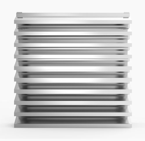 Griglia di ventilazione in alluminio - 786 - MLL-HAMBURG® - rettangolare / quadrata / per esterni