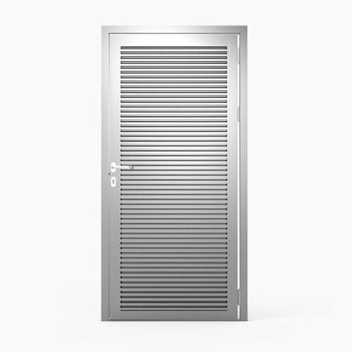 Porta d'ingresso - SINGLE-PANEL : 622VIP23D - MLL-HAMBURG® - in alluminio / battente / senza vetri