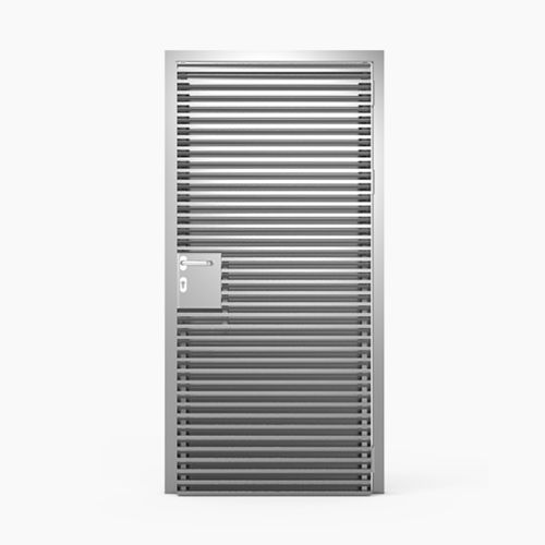 Porta d'ingresso - SINGLE-PANEL : 624 - MLL-HAMBURG® - in alluminio / battente / senza vetri
