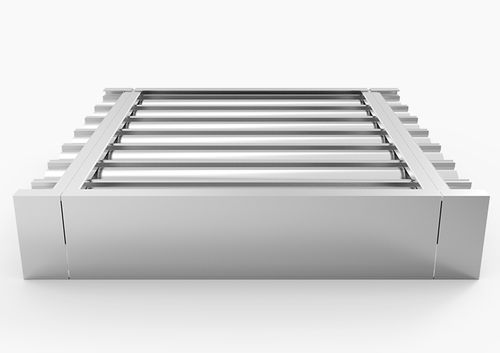 Frangisole in alluminio - SONAL H10 : HS-H-H10R-EP200 - MLL-HAMBURG® - per facciata / orizzontale / rigido