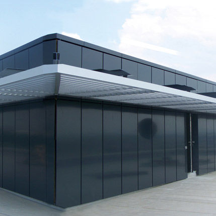 Frangisole in alluminio - HS-H-H10R-RP120 - MLL-HAMBURG® - per facciata / per tetto / per tettoia