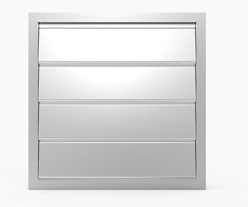 Serranda di areazione in alluminio - 552C - MLL-HAMBURG® - per edificio / per scarico di pressione