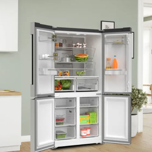 Frigorifero combinato tre porte - KFN96APEAG - BOSCH - a 4 porte / per uso residenziale / a posa libera