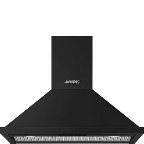 Cappa a muro - KPF94MB - SMEG - con condotto / con illuminazione integrata / classe A+