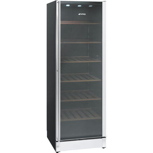 Cantinetta di servizio - SCV115G - SMEG - multitemperatura / installazione libera / in legno