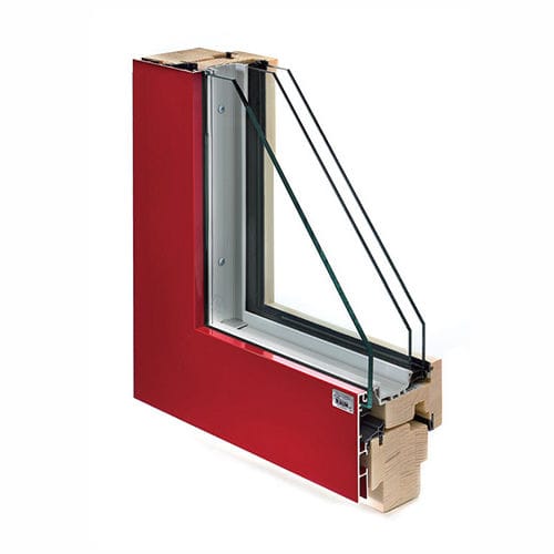 Finestra in legno - TRI-STAR K - Rauh SR Fensterbau - in alluminio / a ghigliottina / a tripli vetri