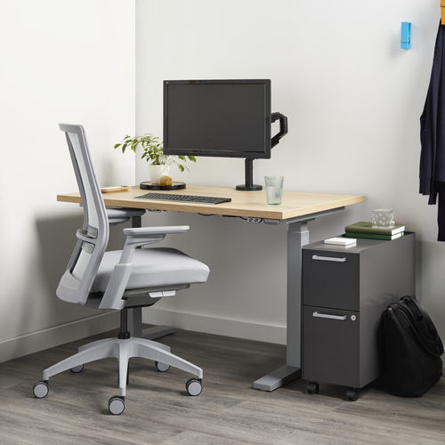 Sedia contemporanea - EVO - Allsteel - da interno / in rete / con supporto in metallo