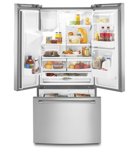 Frigorifero combinato americano - MFI2269DRM - Maytag - per uso residenziale / a posa libera / con congelatore basso