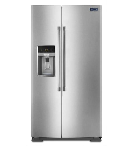 Frigorifero americano - MSC21C6MDM - Maytag - per uso residenziale / a posa libera / in acciaio inossidabile
