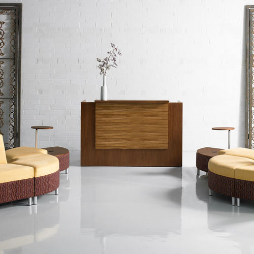 Banco reception d'angolo - CENTRAL PARK - DAR RAN - modulare / in legno / in laminato